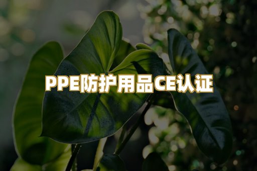 PPE防护用品CE认证